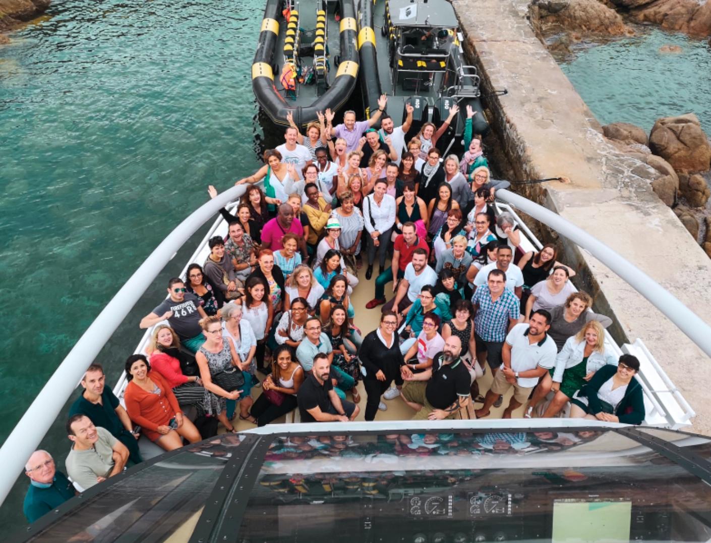 réduction pour les excursion en bateau en groupe